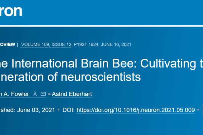 Screenshot of the header of the Neuron article in question